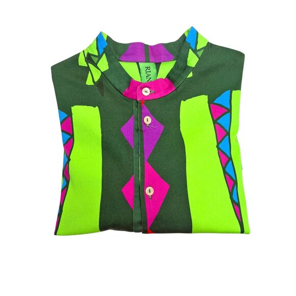 RIANNA + NINA The Carnaval Krokodilos Print Wearable Art Shirt - Picture 10 of 10